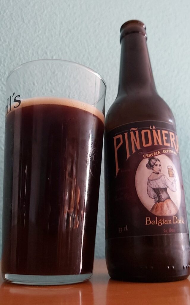 Cervezas  La Piñonera, 12 meses 12 cerveceras, Belgian Dark